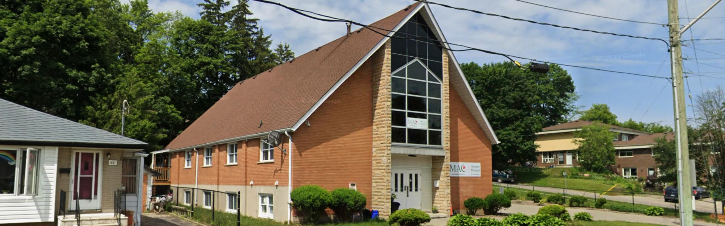 Exterior view of Hespeler Masjid  Cambridge building